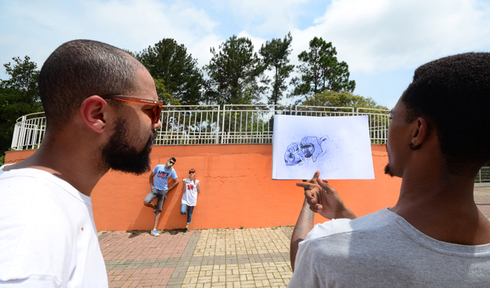 Grafite leva cultura da periferia ao campus 1 Foto: Olavo Prazeres
