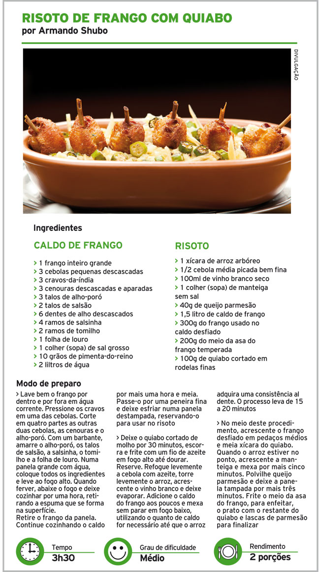 Tradição mineira à moda italiana 2 risoto-de-frango