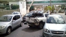 Engavetamento envolvendo sete veículos interdita Itamar Franco 5 acidente itamar olavo 2
