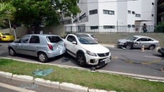 Engavetamento envolvendo sete veículos interdita Itamar Franco 2 acidente itamar olavo c