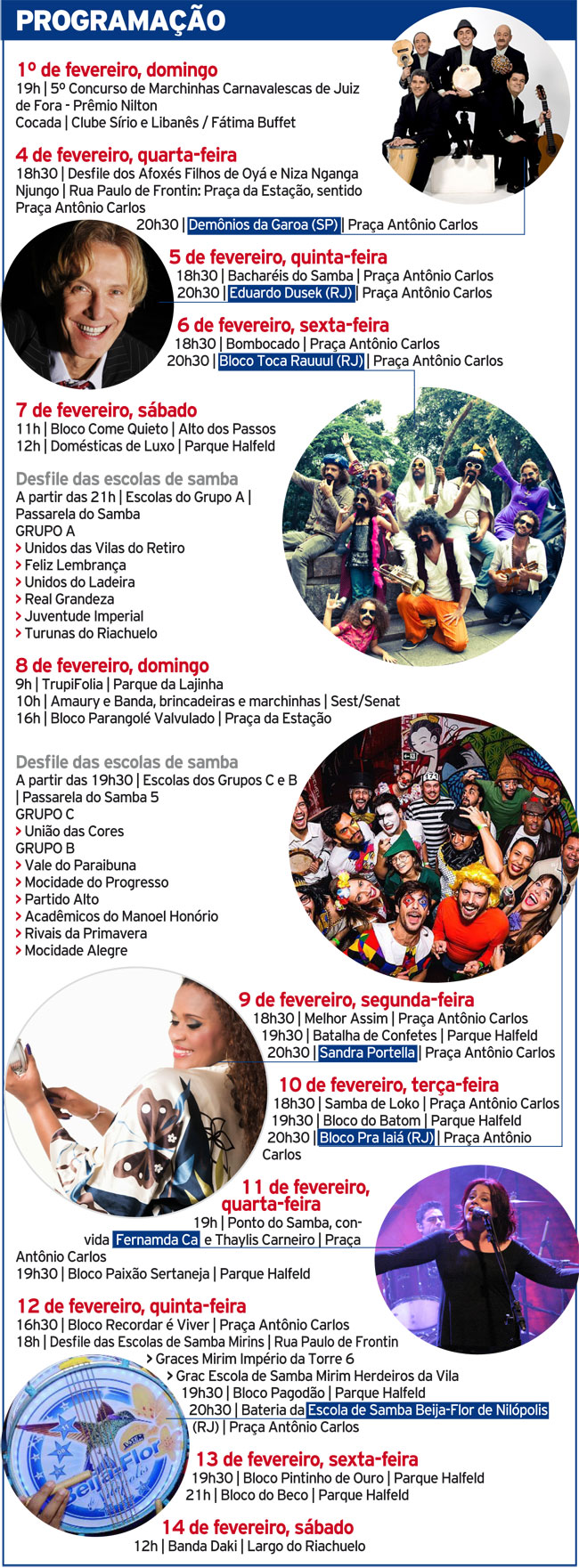 Programação do carnaval é anunciada 4 carnaval