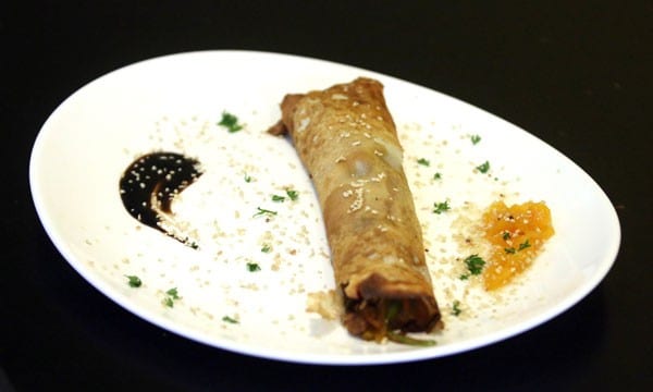 Com um toque oriental 2 panqueca