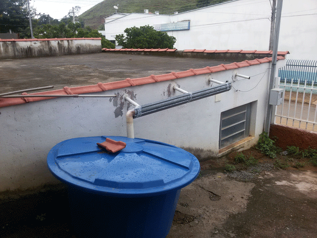 Mineiro capta 550 litros de água da chuva 5 Arquivo pessoal
