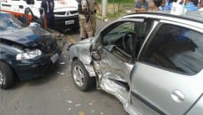 Batida na Garganta do Dilermando deixa 4 feridos 2 acidente matheus cezar 2