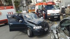 Batida na Garganta do Dilermando deixa 4 feridos 1 acidente matheus cezar