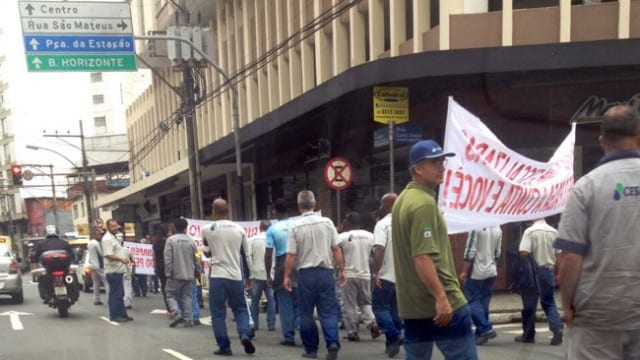 Servidores fazem nova manifestação no Centro 2 cesama ju