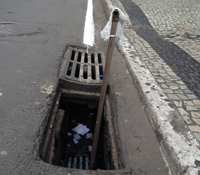 bueiro na Rio Branco