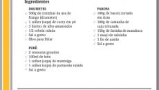 Receita de família - Drumetes com purê de cenoura e farofa crocante 3 receita21