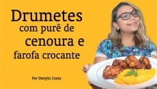 Receita de família - Drumetes com purê de cenoura e farofa crocante 1 receita4