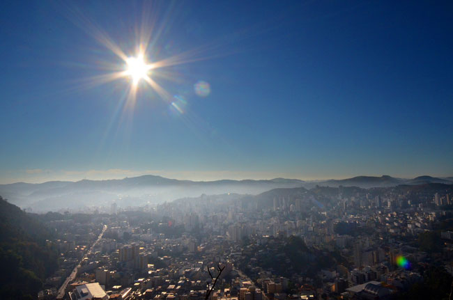 Fim de semana com ligeira elevação na temperatura 1 (Foto: Olavo Prazeres 10-07-15)