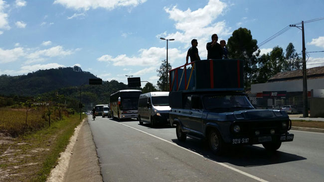 Protesto contra resolução da ANTT reúne categoria nas ruas de JF 9 Sandra Zanella