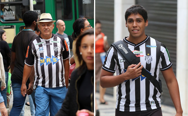 Torcedor não esconde ansiedade 2 André (à esquerda) lembra que o time chegou perto no ano passado; Jaime (à direita) confia na vitória (Fotos: Fernando Priamo/19-10-15)