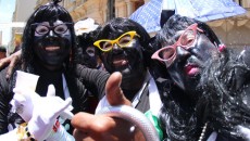Domésticas e Mordomos multicoloridos caem no samba 6 de oculos h