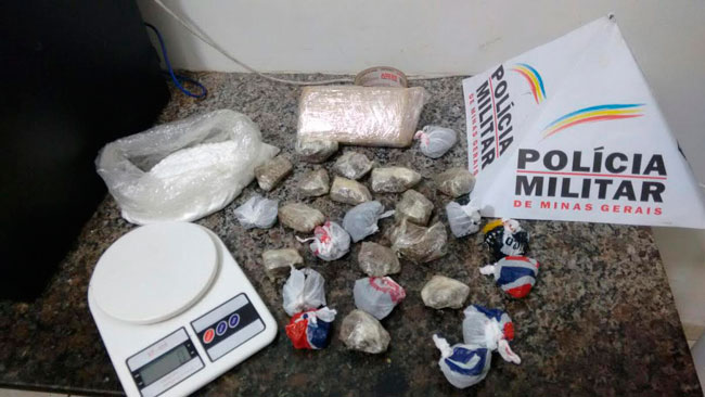 Foto: Divulgação/Polícia Militar drogas-miguel-marinho-divulgacao-pm