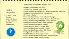 Provas em JF e mais 4 cidades 2 fique por dentro pism1