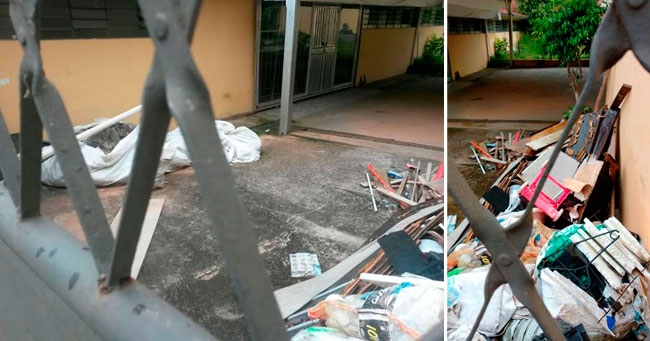 Leitora denuncia situação em imóvel vazio no Bandeirantes 1 lixo-bandeirantes-montagem