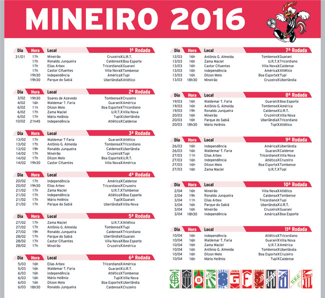 tabela mineiro 2016.NET