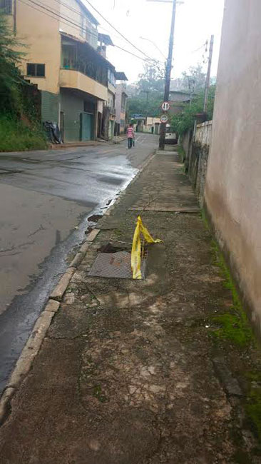 Foto do leitor Elvécio Valentim tampa-quebra-serro-azul-elvcio-valentim