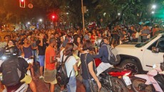 PM usa spray de pimenta para dispersar protesto contra aumento de passagem 5 galeria leo 2