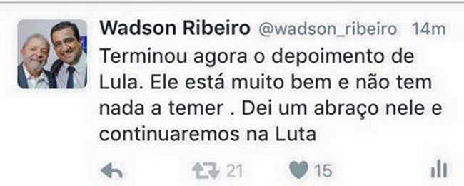 Deputados e lideranças políticas falam sobre operação 4 lula wadson 2
