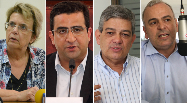 Margarida Salomão e Wadson Ribeiro saíram em defesa do ex-presidente, enquanto que Pestana e Júlio Delgado criticaram o PT