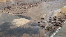 Vias do Nova Era II ficam danificadas após chuva 1 nova era