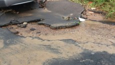 Vias do Nova Era II ficam danificadas após chuva 4 nova era 4