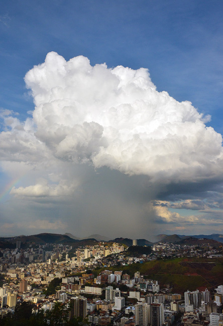 Tempo tem instabilidade associada a frio polar 1 Instabilidade pode provocar pancadas de chuvas (Foto: Marcelo Ribeiro 17-05-2016)