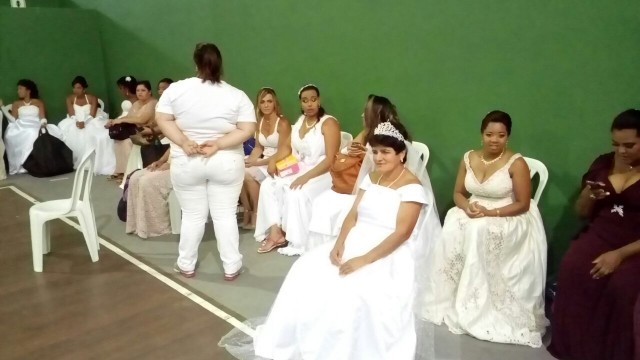 Noivas se preparam para casamento social 2 Olavo Prazeres/03-06-16