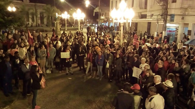 Centro de JF recebe ato contra Michel Temer 2 Foto: Fernando Priamo