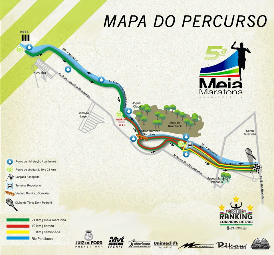 percurso meia maratona 2016