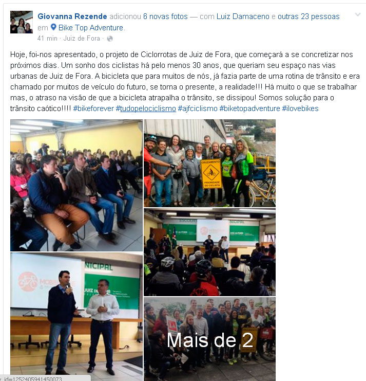 Instalação das ciclorrotas em JF repercute entre ciclistas nas redes sociais 4 repercute 1