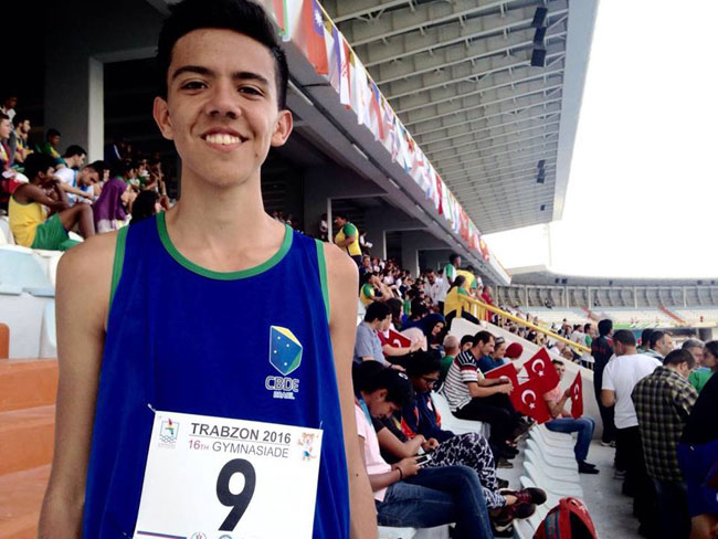Juiz-forano é quinto lugar em Mundial de Atletismo Escolar 1 Francisco Perrout foto Jorge Perrout1