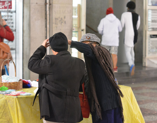 Onda de frio permanece em JF 1 Juiz de Fora registrou a 2ª temperatura mais baixa do ano. (Foto: Marcelo Ribeiro)