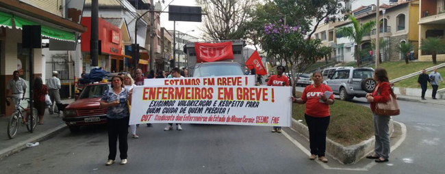 Foto: Divulgação/Sindicato dos Enfermeiros do Estado de Minas Gerais