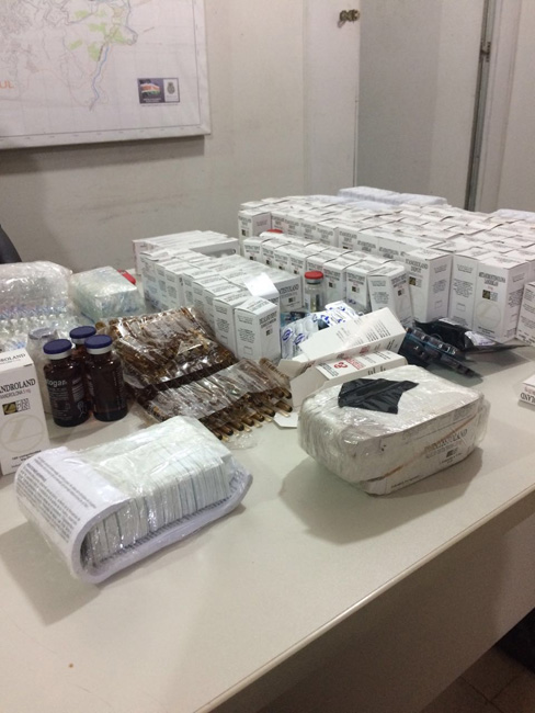Polícia Civil apreende anabolizantes (Foto: Divulgação/ PC)