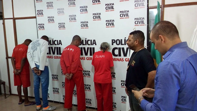 Suspeitos foram apresentados durante entrevista coletiva (Foto: Olavo Prazeres 26-08-2016)
