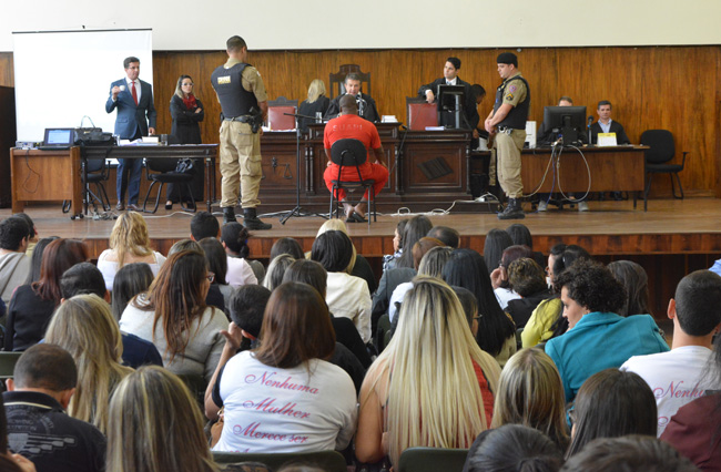Homem é condenado por agressão a ex-namorada 1 Agressor de ex-companheira é condenado a 16 anos de prisão (Foto: Marcelo Ribeiro 22-08-2016)
