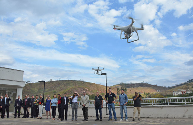 Drones vão ajudar trabalho da polícia 2 (Foto: Marcelo Ribeiro)