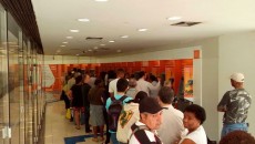 Greve dos bancários atinge agências na região central 1 greve oalvo3