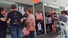 Greve dos bancários atinge agências na região central 4 greve olavo 4