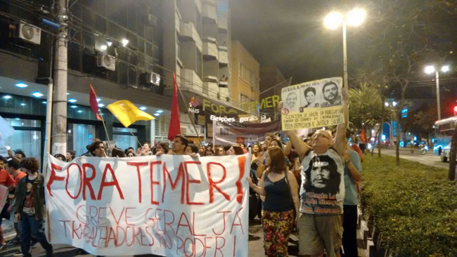 Novo ato contra Michel Temer em Juiz de Fora 3 Foto: Leonardo Costa