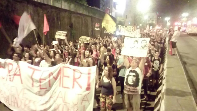 Novo ato contra Michel Temer em Juiz de Fora 2 Foto: Leonardo Costa
