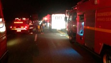 Acidente entre caminhão e ônibus deixa 6 mortos e cerca de 40 feridos 2 acidente divulgacao corpo de bombeiros 2