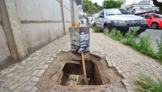 Passagem comprometida em calçada 1 vucastatinha1int