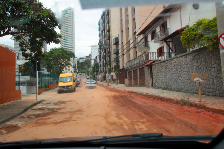 Ruas do Centro e Alto dos Passos ficaram alagadas 1 Foto: Fernando Priamo