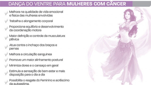 Mulheres encontram na dança do ventre apoio para superar o câncer 4 beneficios