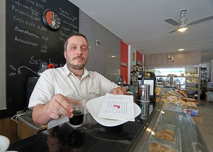 Daniel Valentim: "Você precisa do alimento, e você é o próprio alimento, dai essa ideia de circularidade do mundo" (Foto: Leonardo Costa)