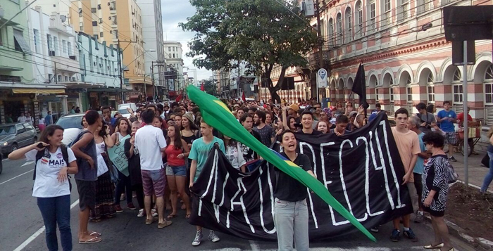 Manifestantes protestam no Dia Nacional de Greve 10 Foto: Fernando Priamo