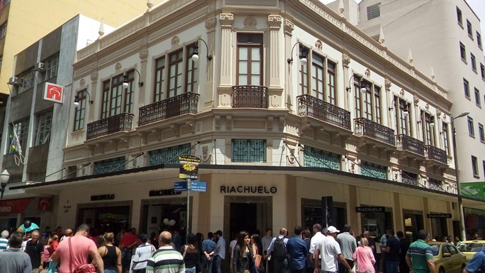 Inauguração movimentou o Centro( Foto: Fernando Priamo) 